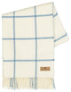 Lexington Plaid Throw, Blue Denim