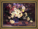 Theodore Clement Steele Still Life with PeoniesPremium Canvas Print, 18"x27"