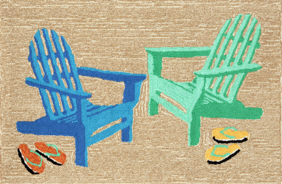 Frontporch Adirondack Indoor/Outdoor Rug Seaside 2'6x4'