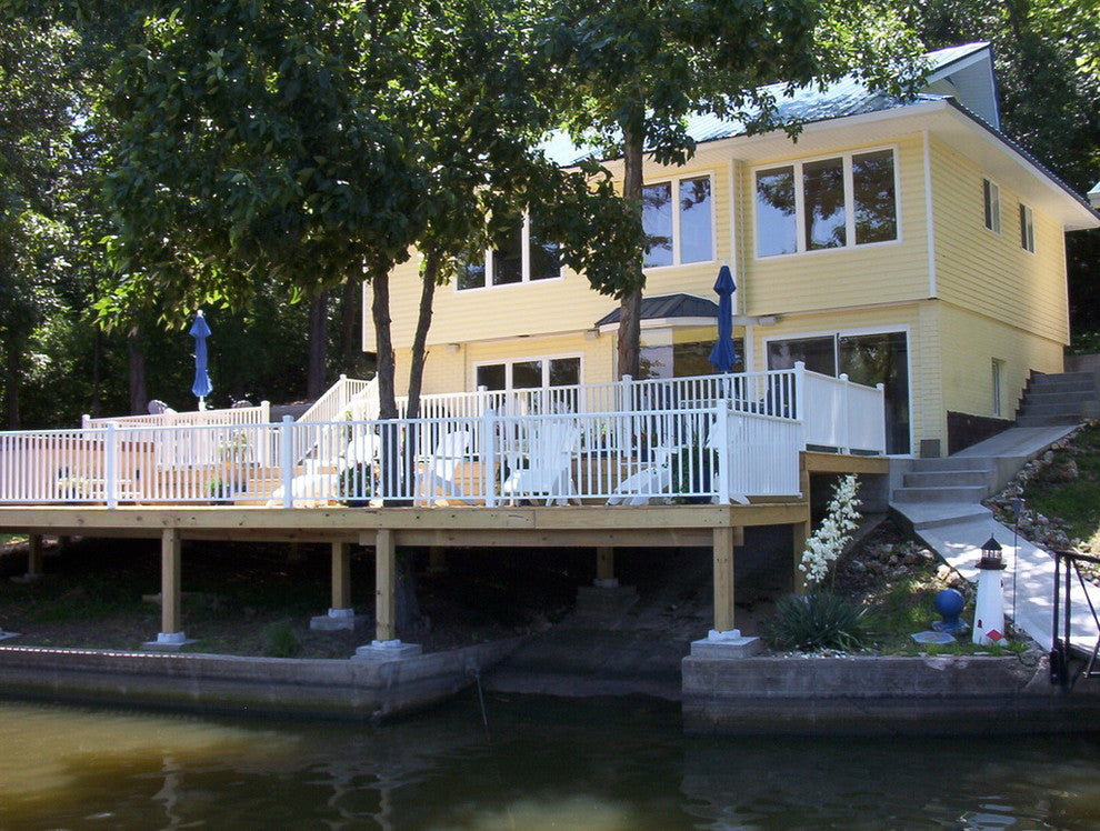 Contractor Deck Railing 8'x42" Aluminum Commercial Railing, White