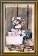 Frederick Childe Hassam Favorite Corner  Framed Premium Canvas Print, 18"x27"