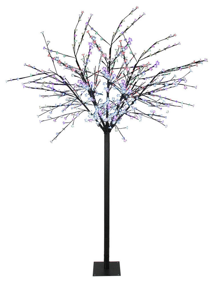 8' Blossom Tree Multi Function, 600 Multicolored LED Lights