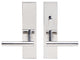 Copenhagen Lever, Tubular Passage, Privacy Bolt, RH, Polished Stainless Steel