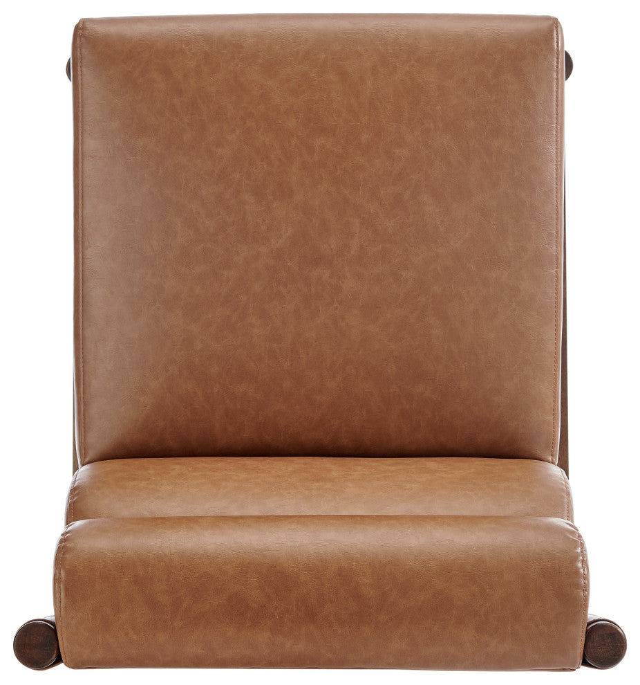Micah Dining Side Chair, Vintage Cider, Faux Leather