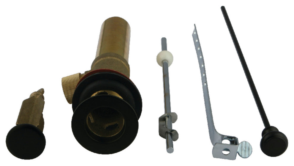 Kingston Brass Pop-Up Drain With Overflow, Oil Rubbed Bronze