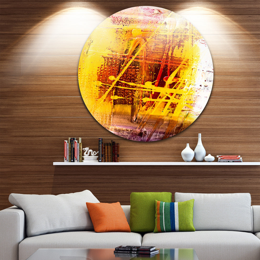 Abstract Buddha Art, Abstract Round Metal Wall Art, 38"