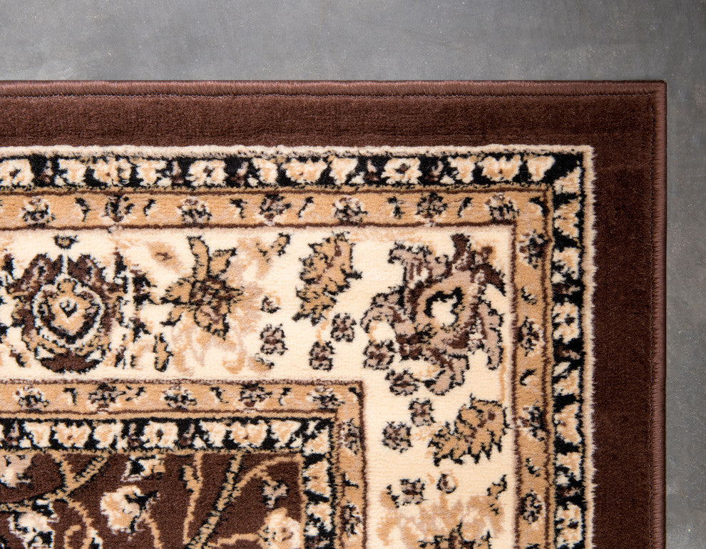 Unique Loom Brown Washington Sialk Hill 2' 2 x 3' 0 Area Rug