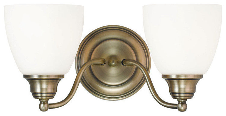 Somerville Bath Light, Antique Brass