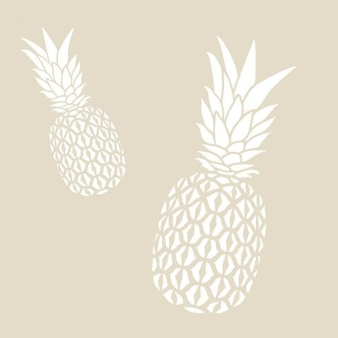 Pineapple Wall Art Stencil, Medium