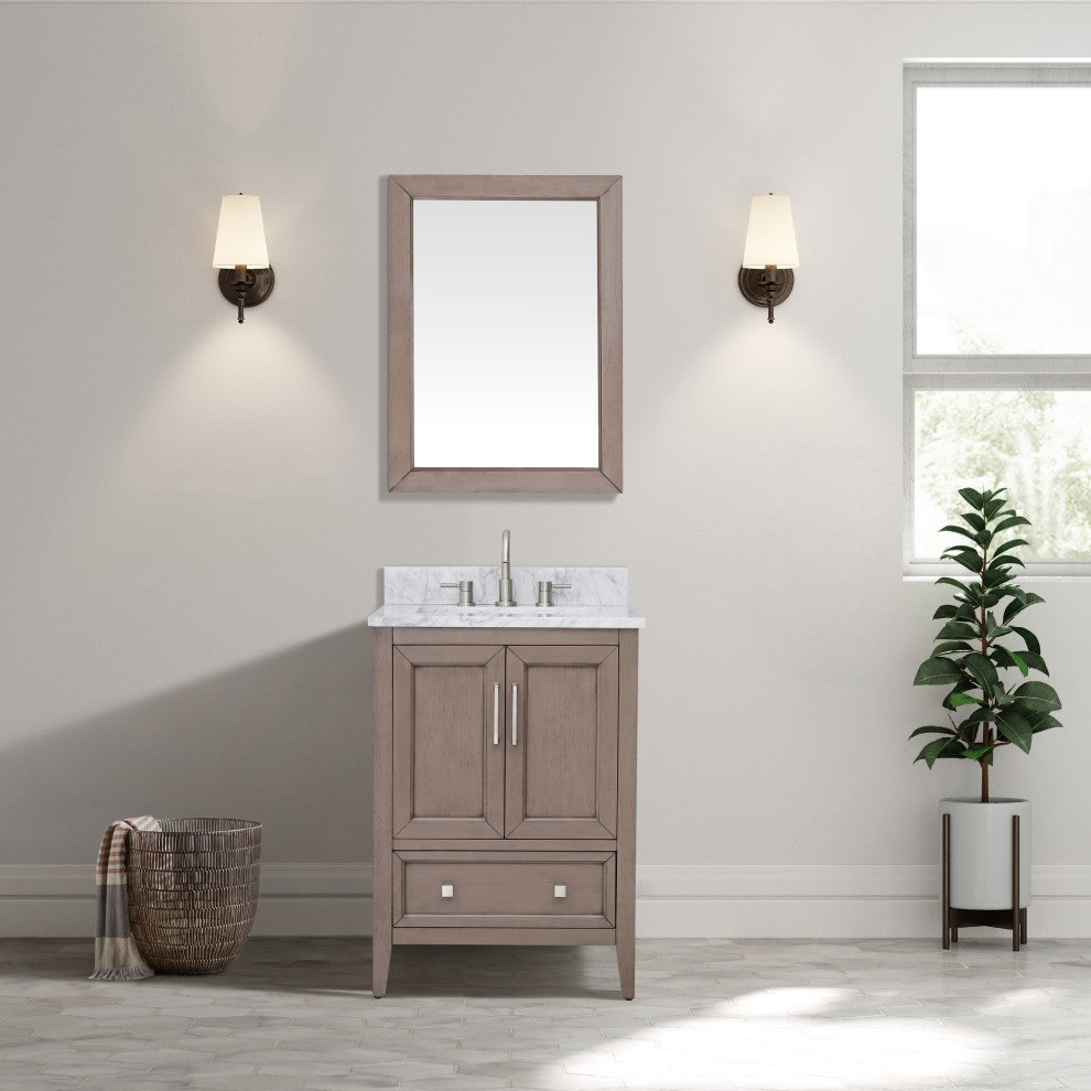 Avanity Everette 24 in. Vanity Only in Gray Oak