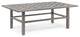 Merge 32" x 50" Coffee Table, Weathered Teak