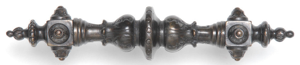 Portobello Road Pull Plain Antique Pewter, Dark Brass