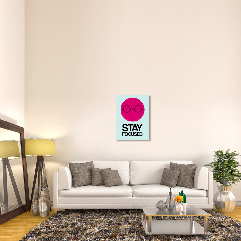 "Stay Focused Circle Poster 1" Fine Art Print