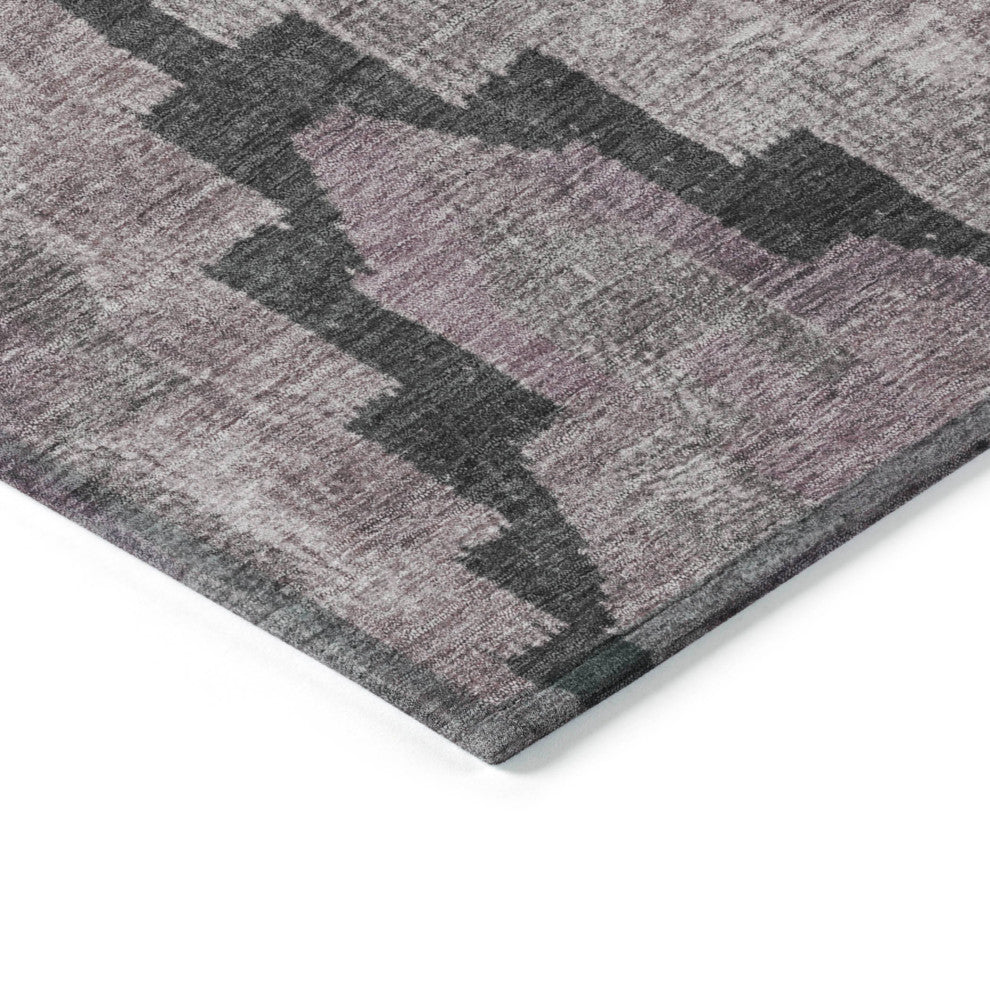 Machine Washable Indoor/Outdoor Chantille ACN1894 Violet 5' x 7'6" Rug
