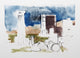 Anne Poor "Fragments Of The Sanctuary" Color Etching
