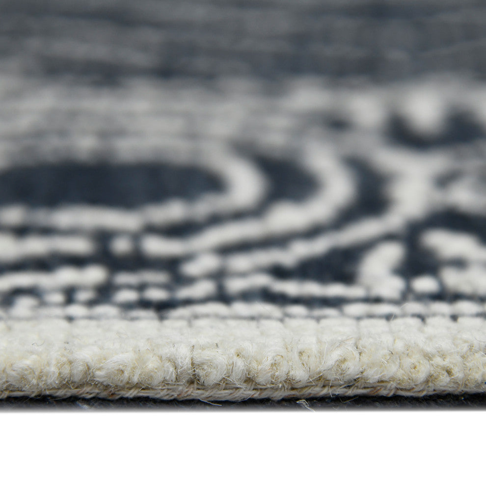 Berlin Suney Area Rug, Charcoal, 5' x 8', Geometric