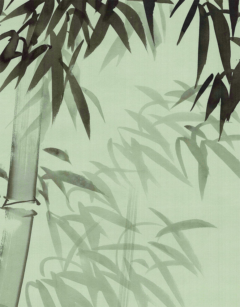 Bamboo Forest, Green, Sample