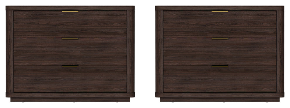 Manhattan Comfort Evelyn 32" Nightstand 4.0, Set of 2