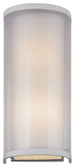 2-Light Wall Sconce, Chrome