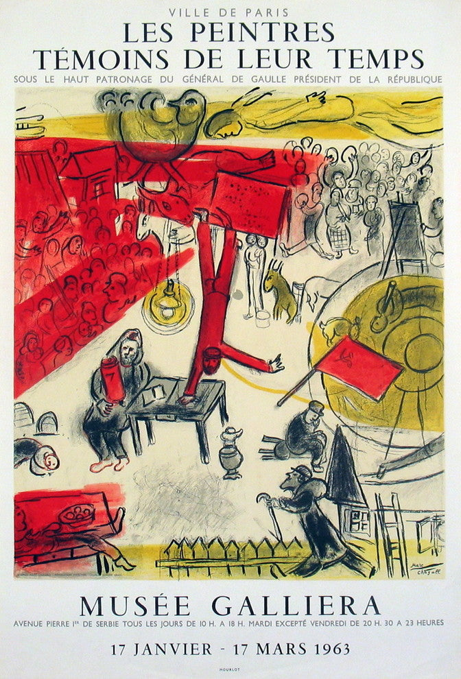 Marc Chagall, The Revolution, 1963, Artwork