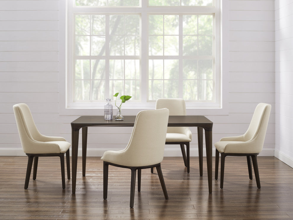 Marseilles Dining Table 60", Black Walnut