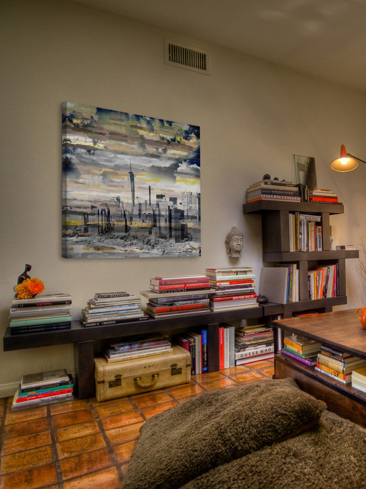 "The Big Apple" Print on Canvas, 48"x48"
