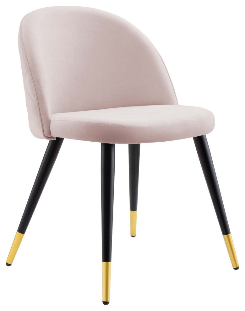 Modway Cordial Performance Velvet dining chairs Set of 2