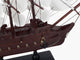 Wooden Caribbean Pirate White Sails Model Pirate Ship 12''