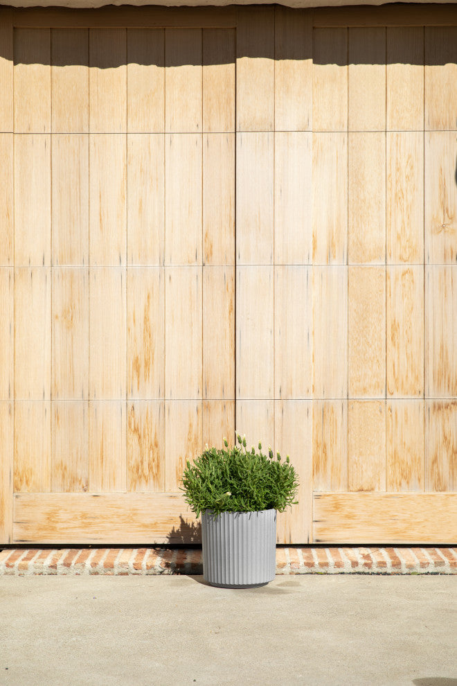 Veradek Demi Series Planter, Gray, 12", 1 Pack