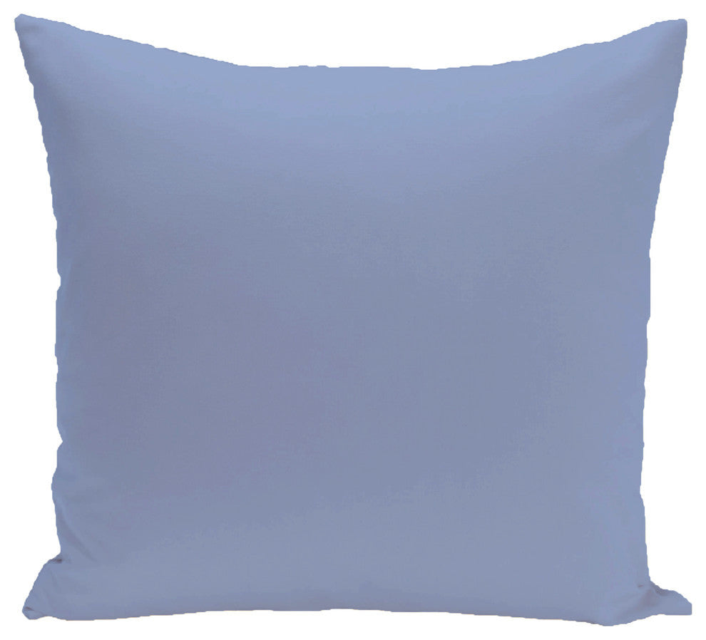 Solid Pillow, Cornflower, 26"x26"