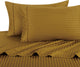 300 TC 100% Cotton Damask Stripe Sheet Set, Bronze, Twin Xl