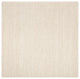 Safavieh Couture Natura NAT620 Rug, Ivory, 3' Square