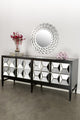 Spike Mirrored Sideboard, Black