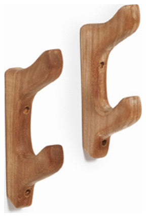 Teak Towel Hooks 2 pcs