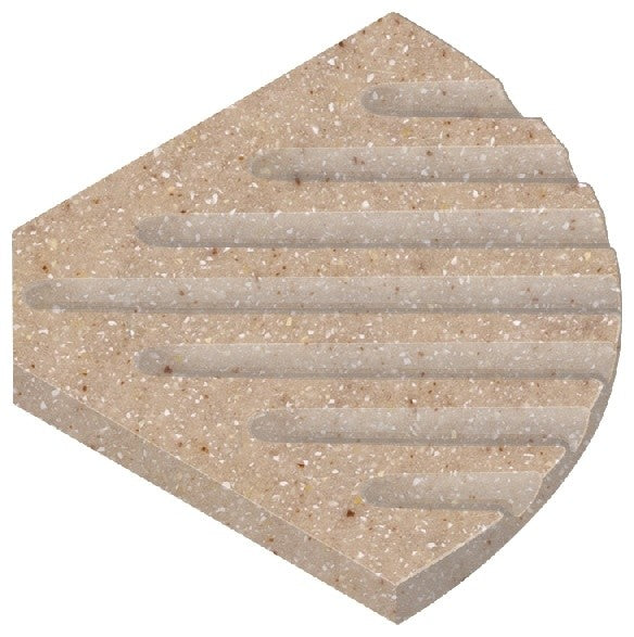Decor 5-1/2" Corner Soap Dish, Sand Castle