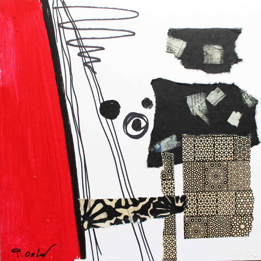 "Touch of Modern VII" Painting Print on Canvas by Irena Orlov