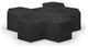 Eternal Modular Coffee Table, Black, 6 Piece