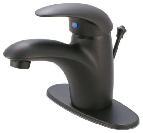 Single Handle 4" Faucet with Retail Pop-up & Optional Deck Plate FS6405WLL