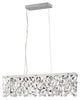 Trans Globe Lighting Modern Collection 5-Light Island Pendant, Polished Chrome