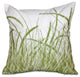Sea Grass 1, Floral Print Pillow, Green, 20"x20"
