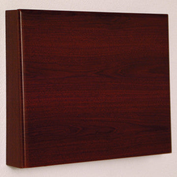 Wall Desk/Laptop Workstation, Mahogany, Mahogany
