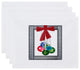 Frame It Up, Geometric Print Placemat, Gray (Set of 4), 18 x 14"