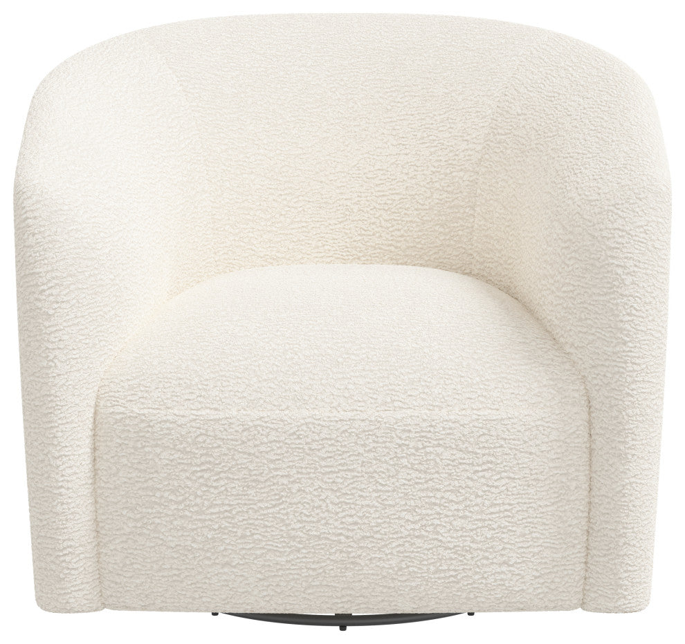 Swivel Chair, Sheepskin Natural