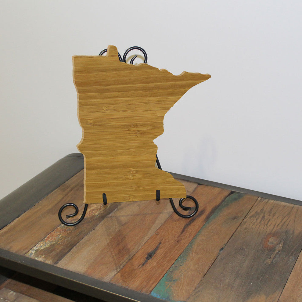 State Shaped Cutting Boards, Brown Richlite, Minnesota