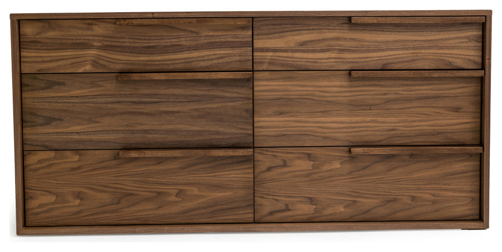 Modrest Amberlie Modern Walnut Dresser