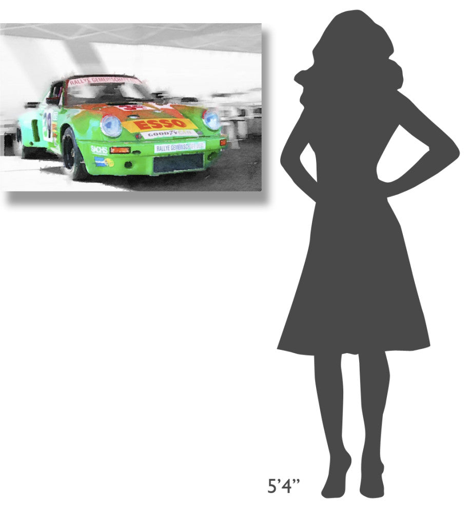 "Porsche 911 Turbo Watercolor" Fine Art Print