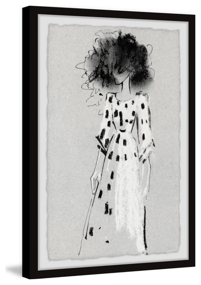 "Tangled Hair" Framed Painting Print, 12x18