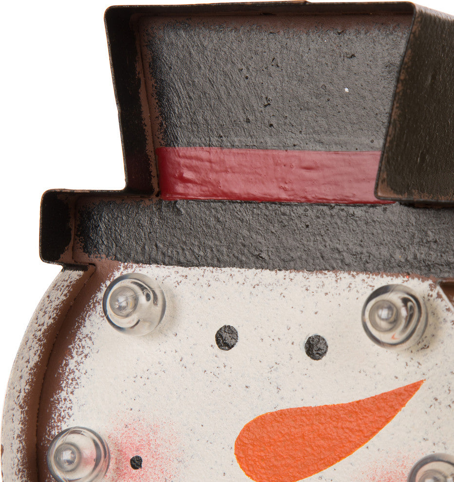 Marquee LED Snowman Head Stocking Holder