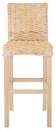 Safavieh Tobie Rattan Bar Stool, White Washed