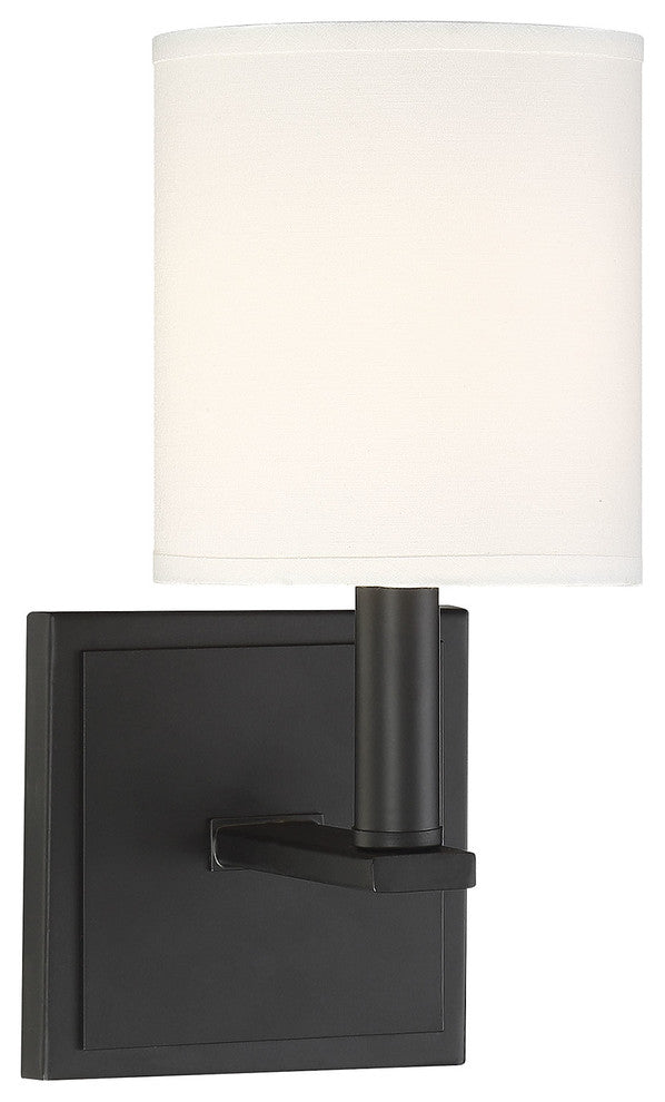 Waverly 1-Light Sconce, Matte Black